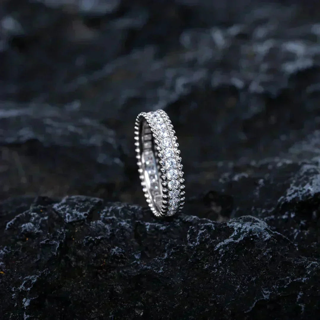 [Eterna Jewels]PERLEE DIAMANT SILBERRING