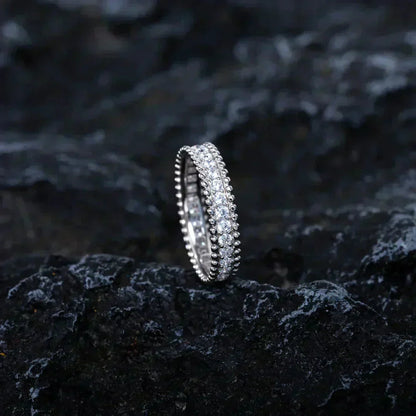 [Eterna Jewels]PERLEE DIAMANT SILBERRING