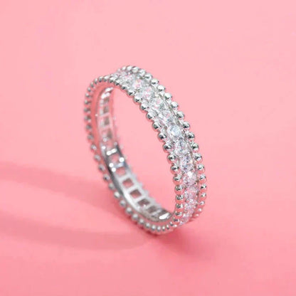 [Eterna Jewels]PERLEE DIAMANT SILBERRING