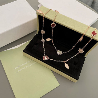 [Eterna Jewels]LUCKY SPRING 15 MOTIVE ROSÉGOLD-HALSKETTE