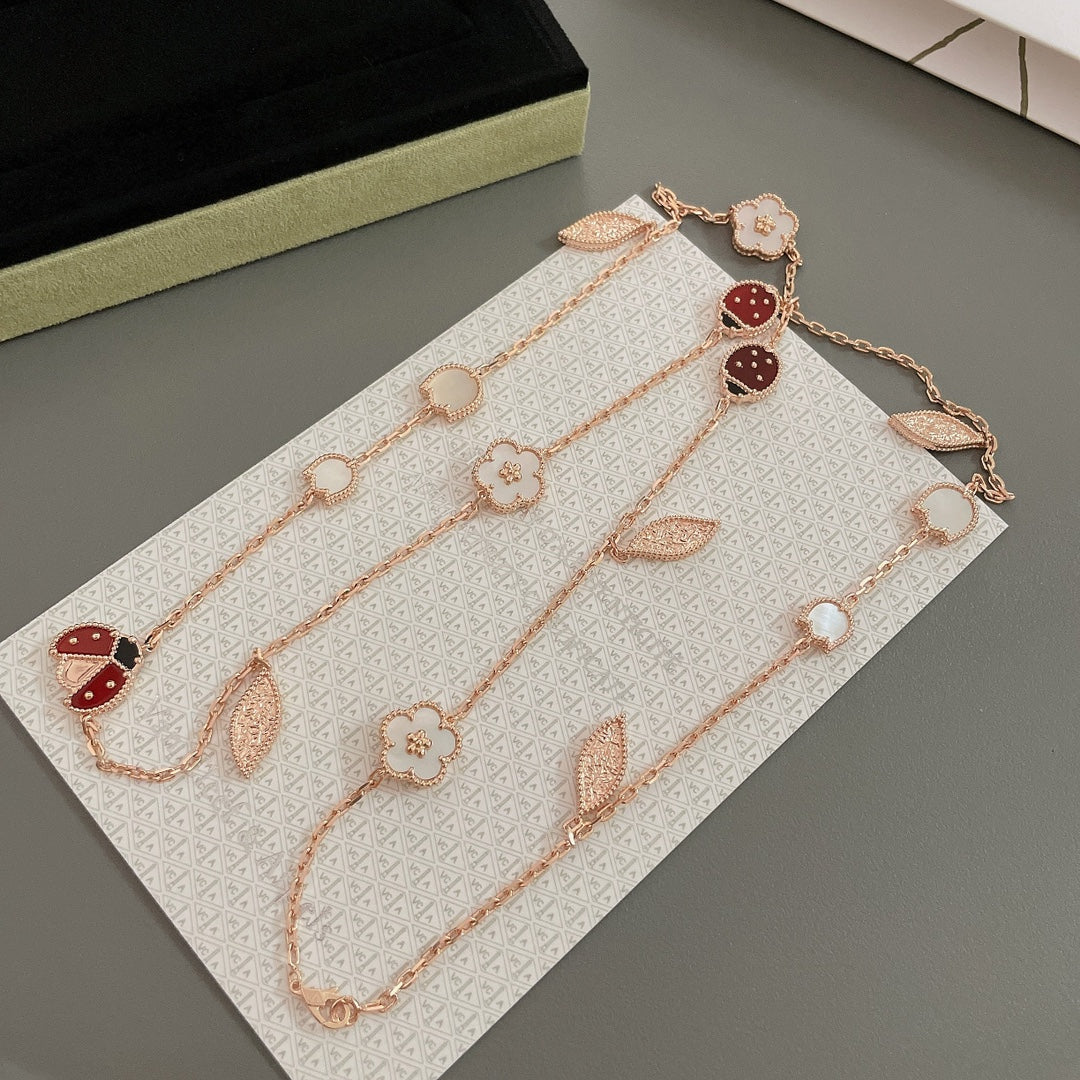 [Eterna Jewels]LUCKY SPRING 15 MOTIVE ROSÉGOLD-HALSKETTE