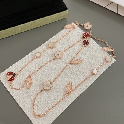 [Eterna Jewels]LUCKY SPRING 15 MOTIVE ROSÉGOLD-HALSKETTE