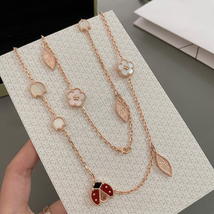 [Eterna Jewels]LUCKY SPRING 15 MOTIVE ROSÉGOLD-HALSKETTE