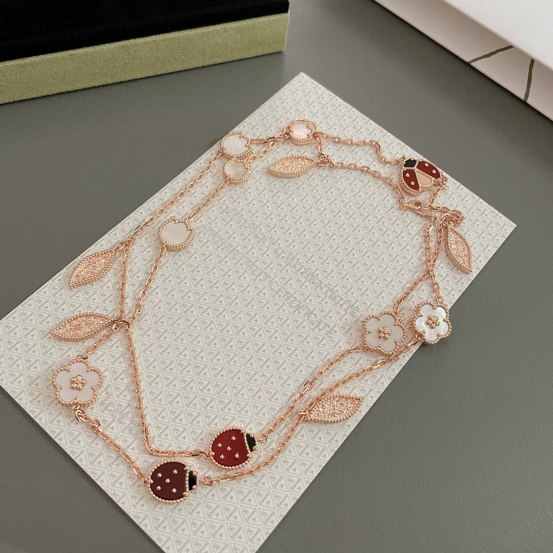 [Eterna Jewels]LUCKY SPRING 15 MOTIVE ROSÉGOLD-HALSKETTE