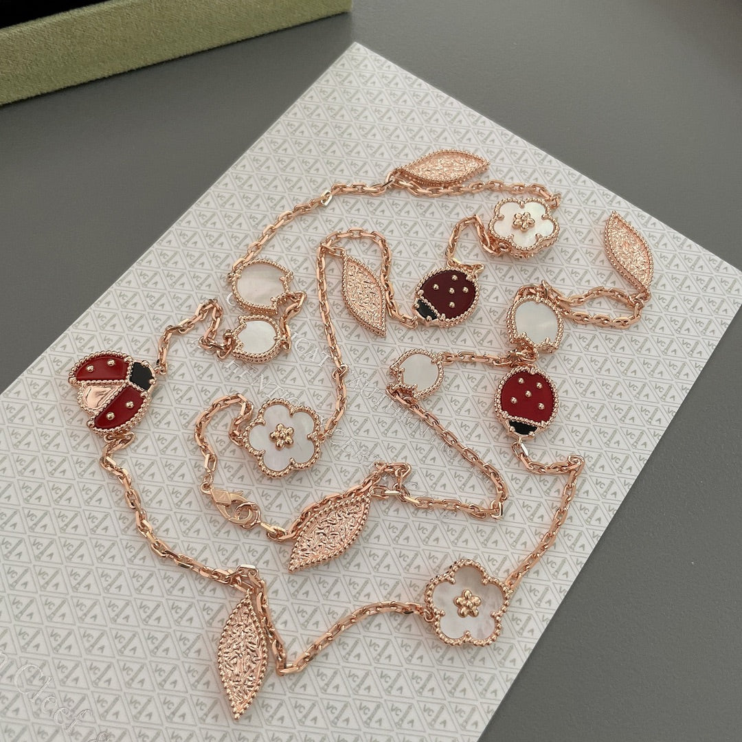 [Eterna Jewels]LUCKY SPRING 15 MOTIVE ROSÉGOLD-HALSKETTE