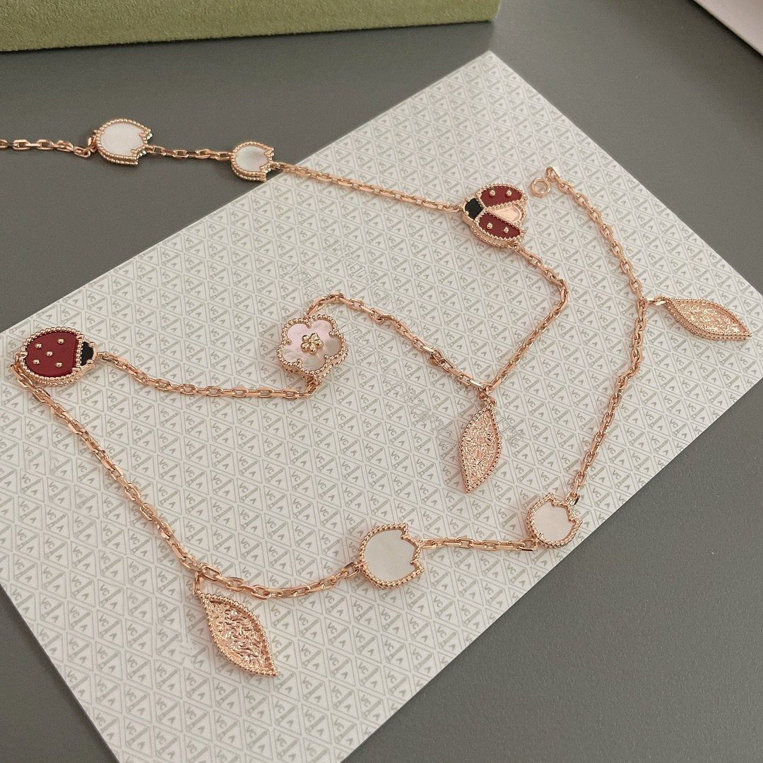 [Eterna Jewels]LUCKY SPRING 15 MOTIVE ROSÉGOLD-HALSKETTE