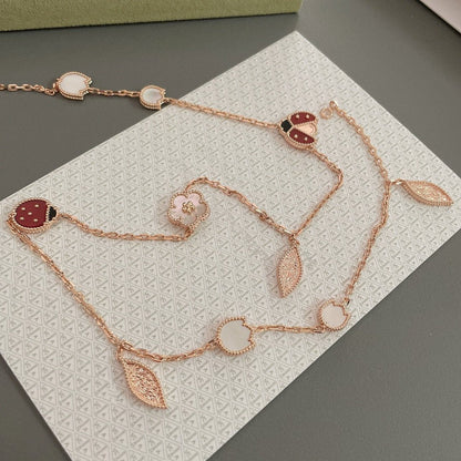 [Eterna Jewels]LUCKY SPRING 15 MOTIVE ROSÉGOLD-HALSKETTE
