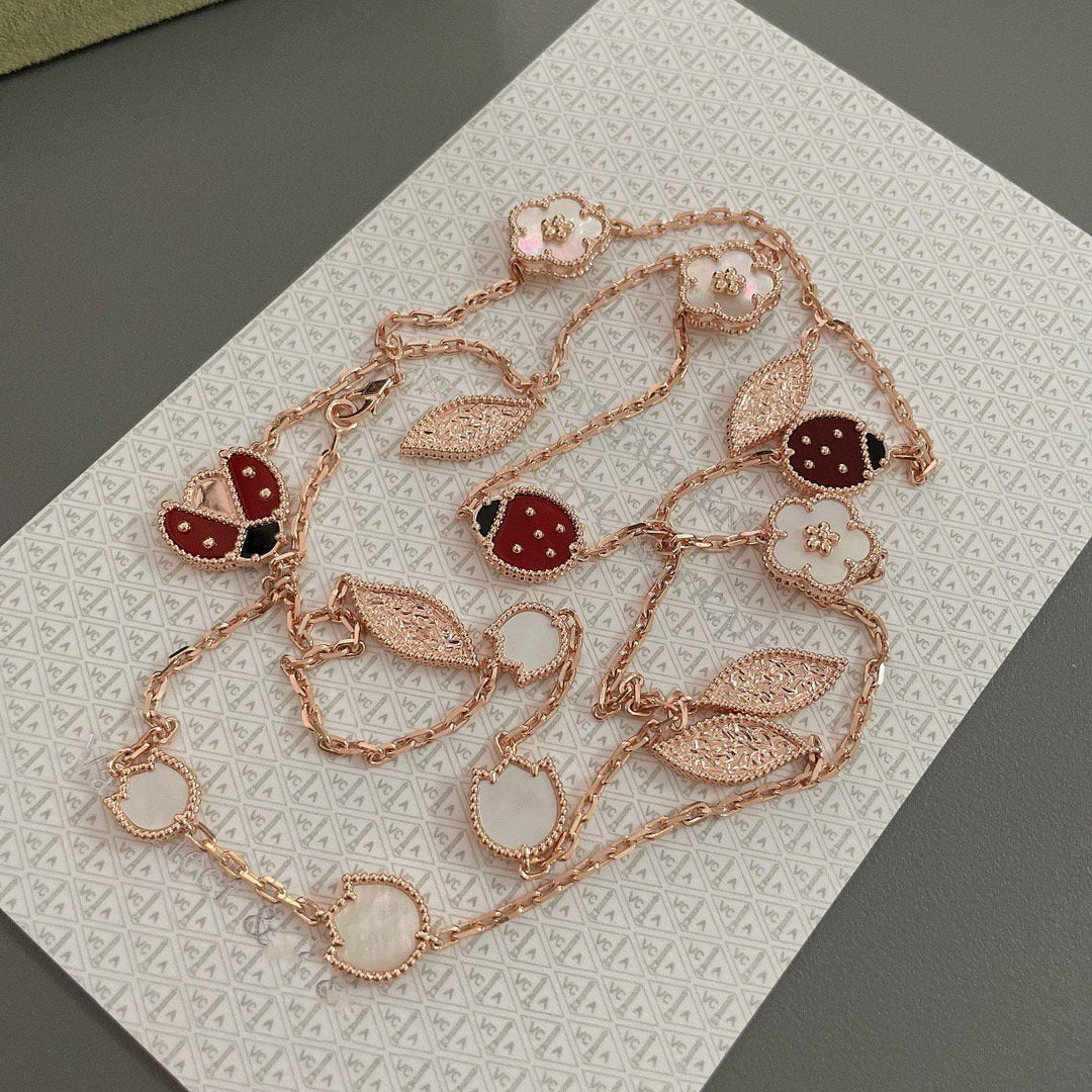 [Eterna Jewels]LUCKY SPRING 15 MOTIVE ROSÉGOLD-HALSKETTE
