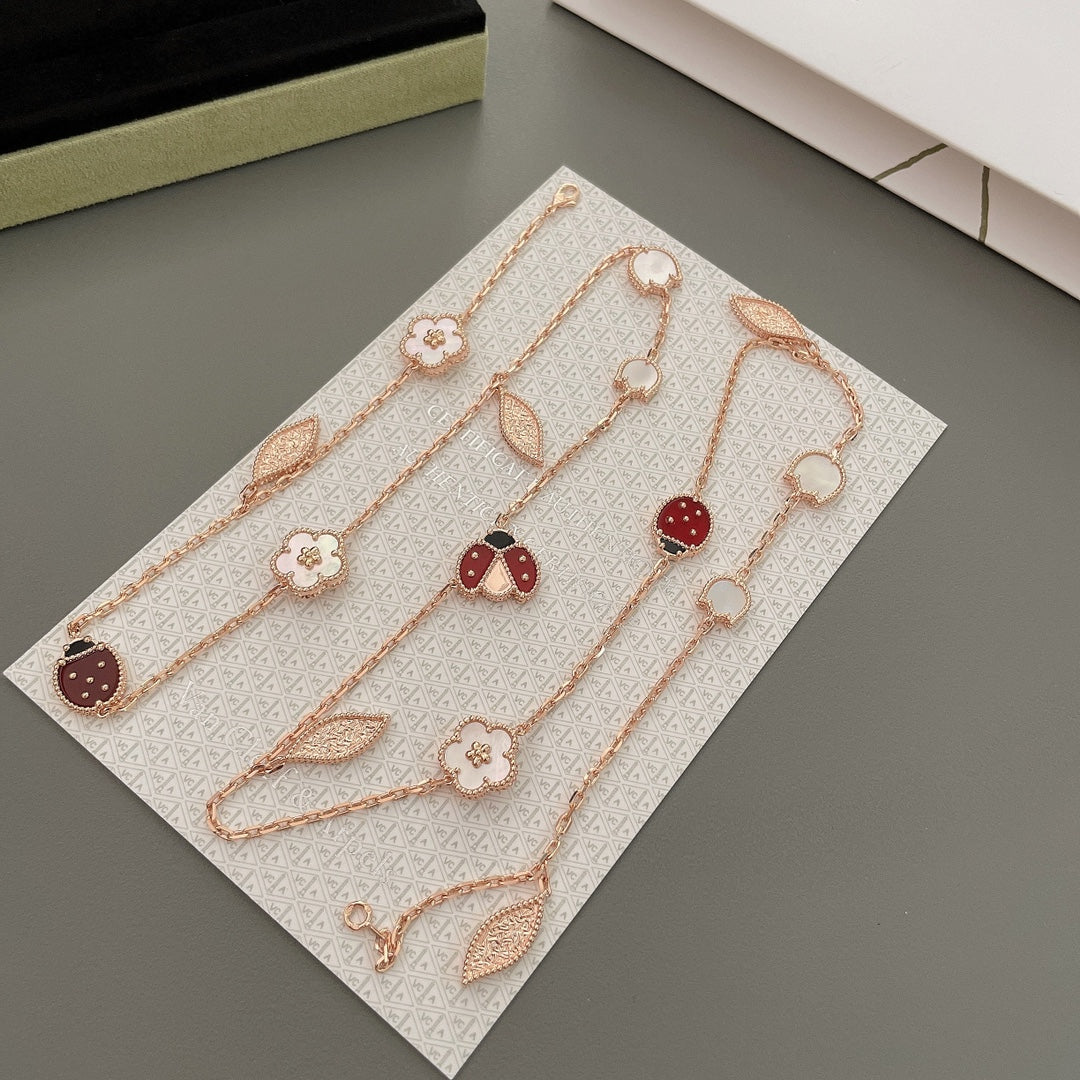 [Eterna Jewels]LUCKY SPRING 15 MOTIVE ROSÉGOLD-HALSKETTE
