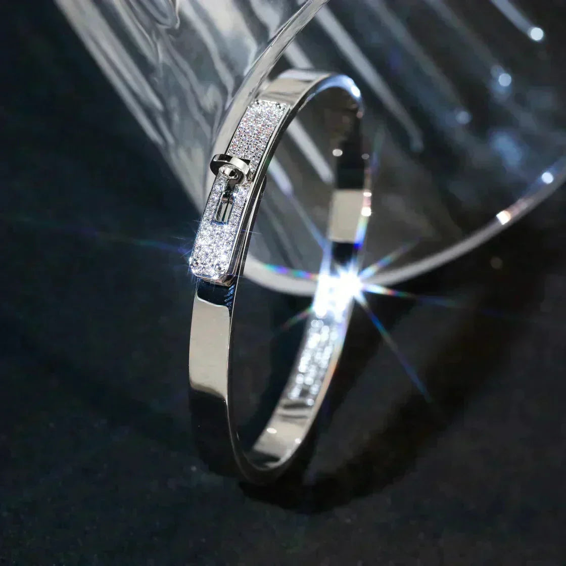 [Eterna Jewels]KELLY SILBER DIAMANTENARMBAND