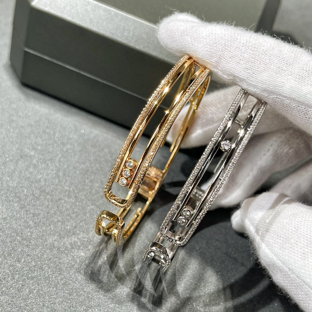 [Eterna Jewels]BEWEGEN SIE DAS 10. GEPFLASTERTE DIAMANTARMREIFEN