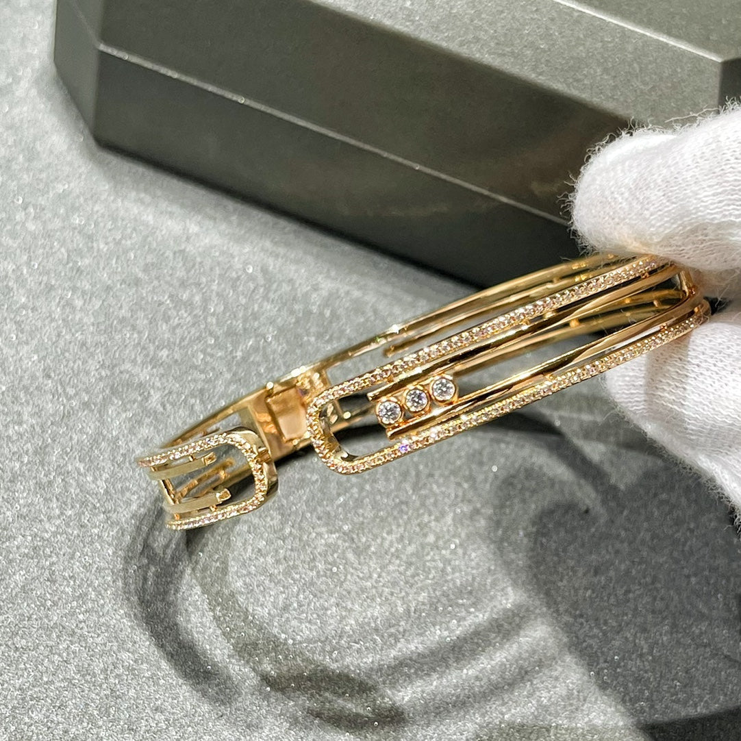 [Eterna Jewels]BEWEGEN SIE DAS 10. GEPFLASTERTE DIAMANTARMREIFEN