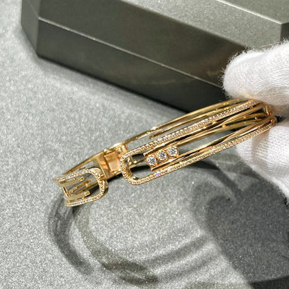 [Eterna Jewels]BEWEGEN SIE DAS 10. GEPFLASTERTE DIAMANTARMREIFEN