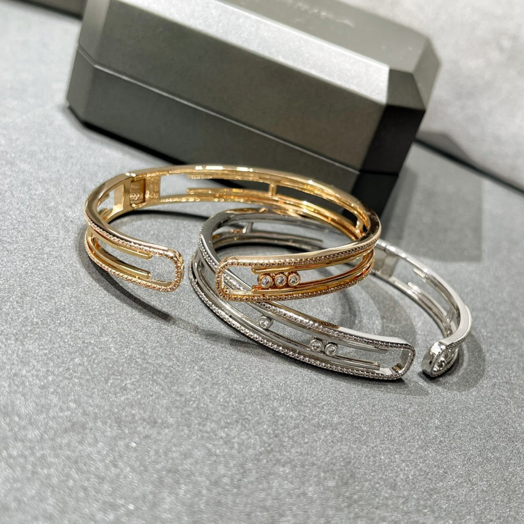 [Eterna Jewels]BEWEGEN SIE DAS 10. GEPFLASTERTE DIAMANTARMREIFEN