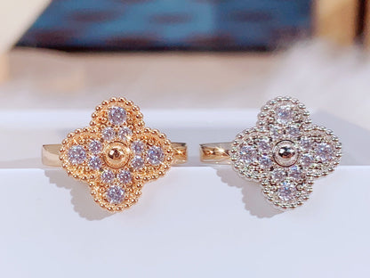 [Eterna Jewels]KLEEBLLATT-DIAMANTENRING