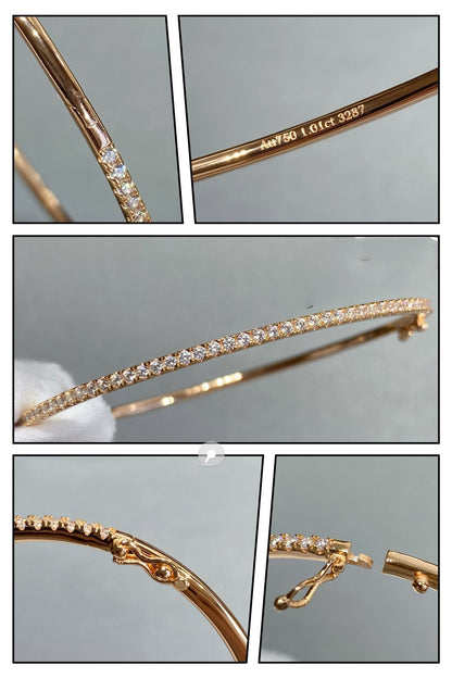 [エテルナジュエルズ]ミニ ダイヤモンド テニスブレスレット
