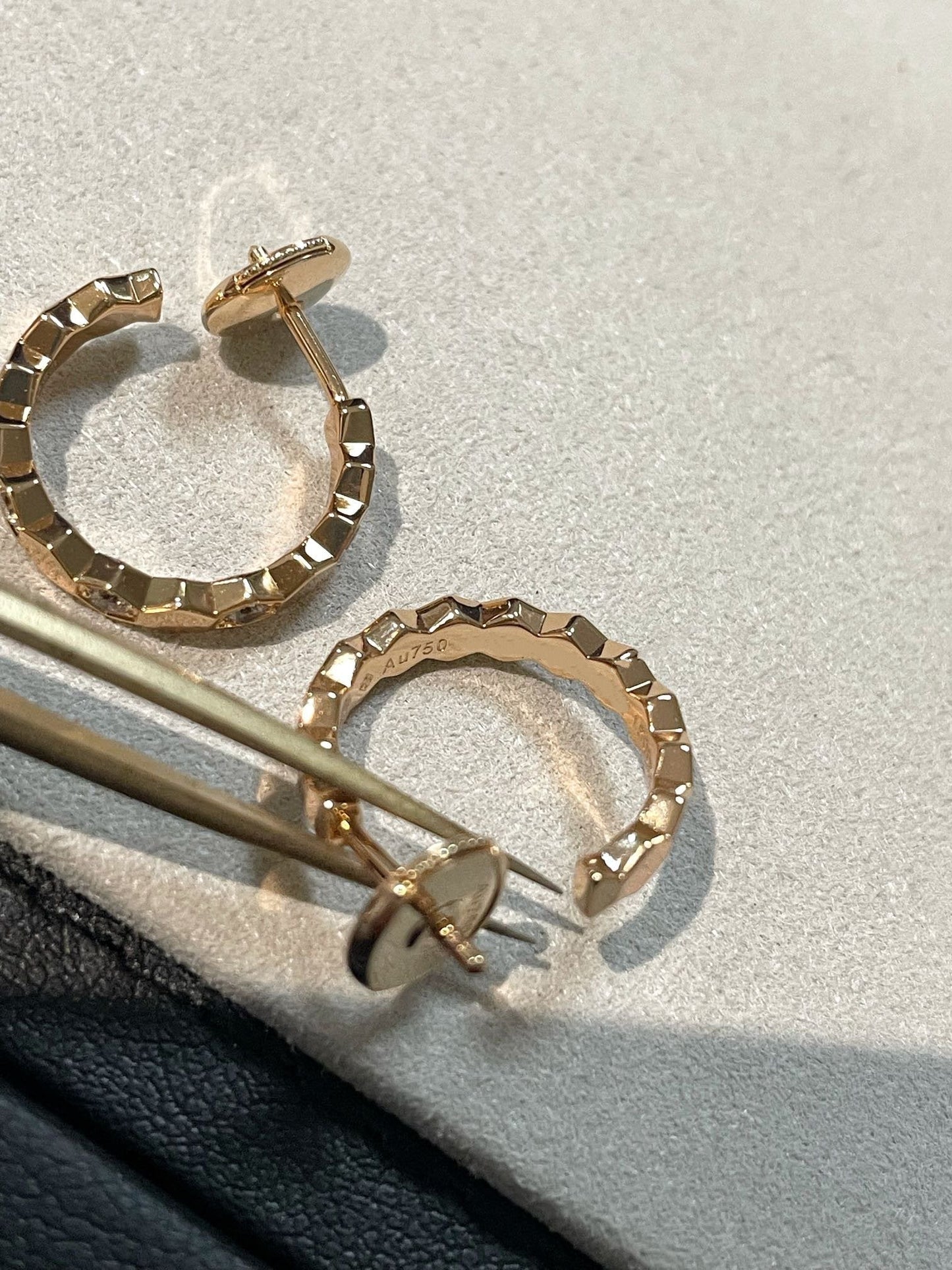 [Eterna Jewels]Hohler Vierblättriger Kleeblatt Blumenform Ring