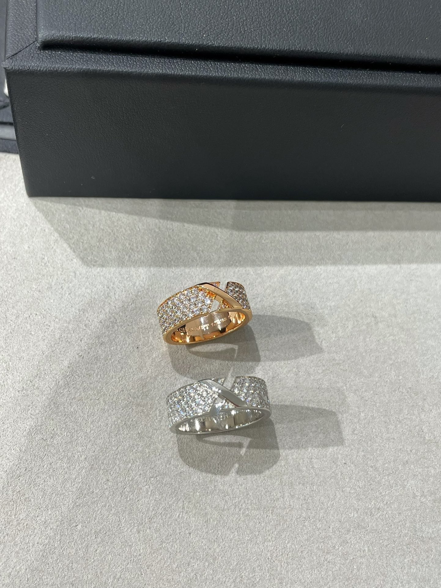 [Eterna Jewels]LIENS EVIDENCE DIAMANT-PAVÉ-RING