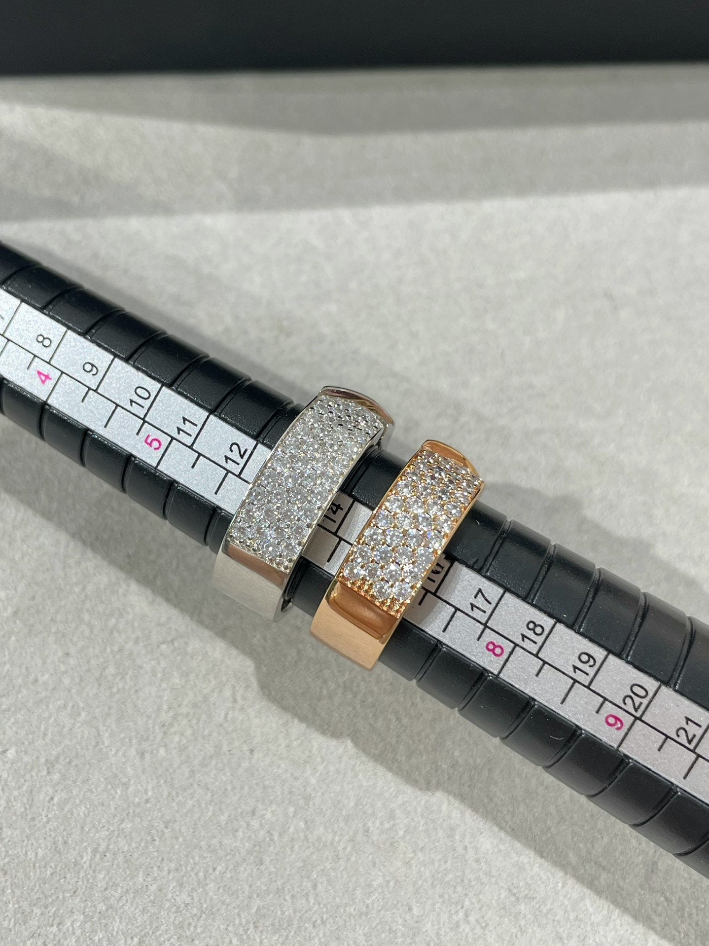 [Eterna Jewels]LIENS EVIDENCE DIAMANT-PAVÉ-RING
