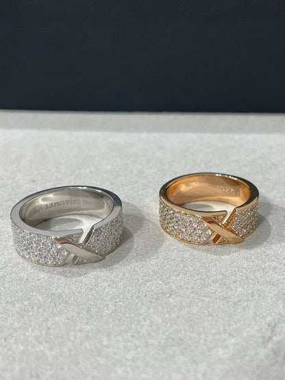 [Eterna Jewels]LIENS EVIDENCE DIAMANT-PAVÉ-RING