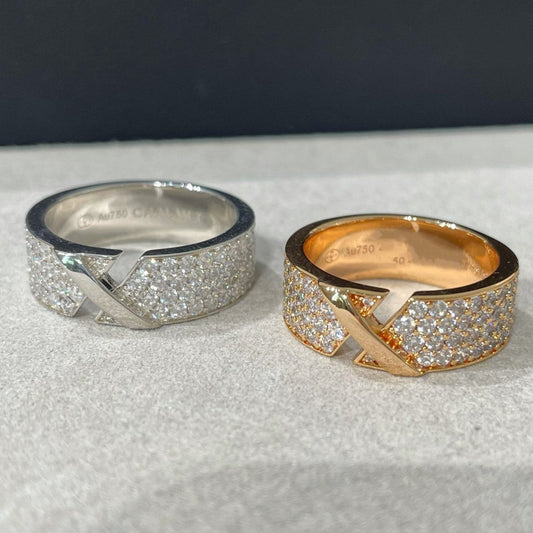 [Eterna Jewels]LIENS EVIDENCE DIAMANT-PAVÉ-RING