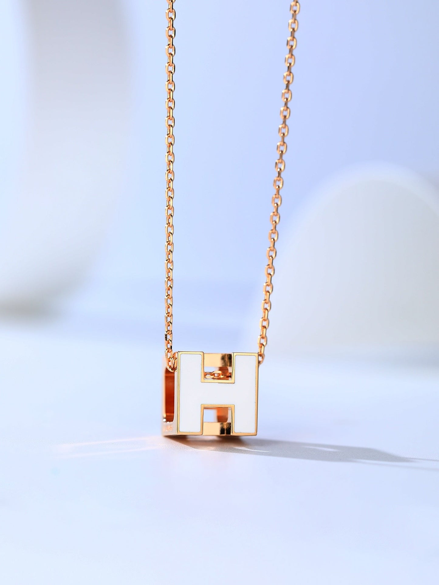 [Eterna Jewels]H CAGE ROSÉGOLD-HALSKETTE
