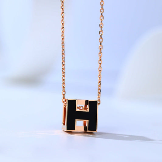 [Eterna Jewels]H CAGE ROSÉGOLD-HALSKETTE