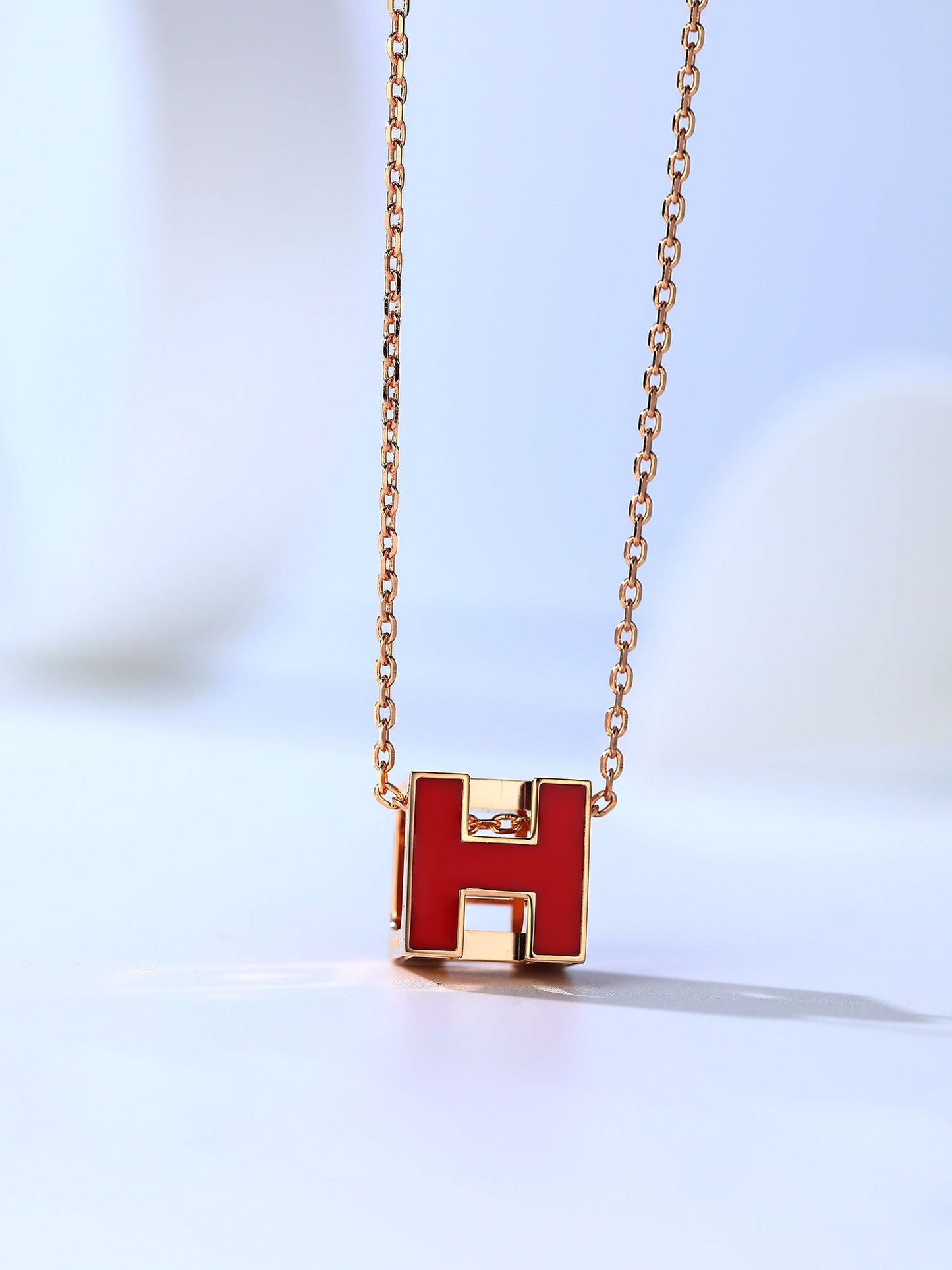[Eterna Jewels]H CAGE ROSÉGOLD-HALSKETTE