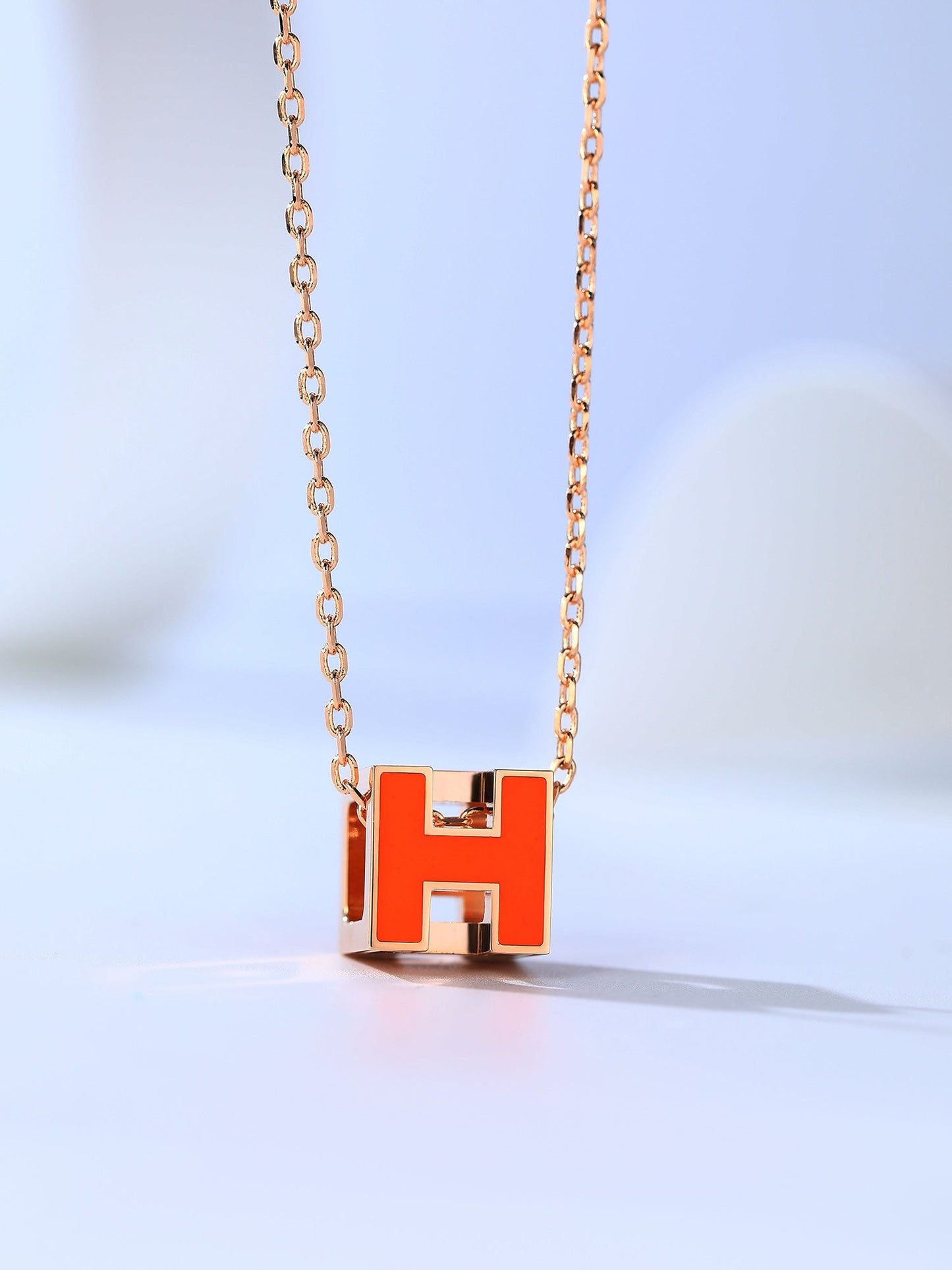 [Eterna Jewels]H CAGE ROSÉGOLD-HALSKETTE