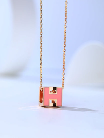 [Eterna Jewels]H CAGE ROSÉGOLD-HALSKETTE