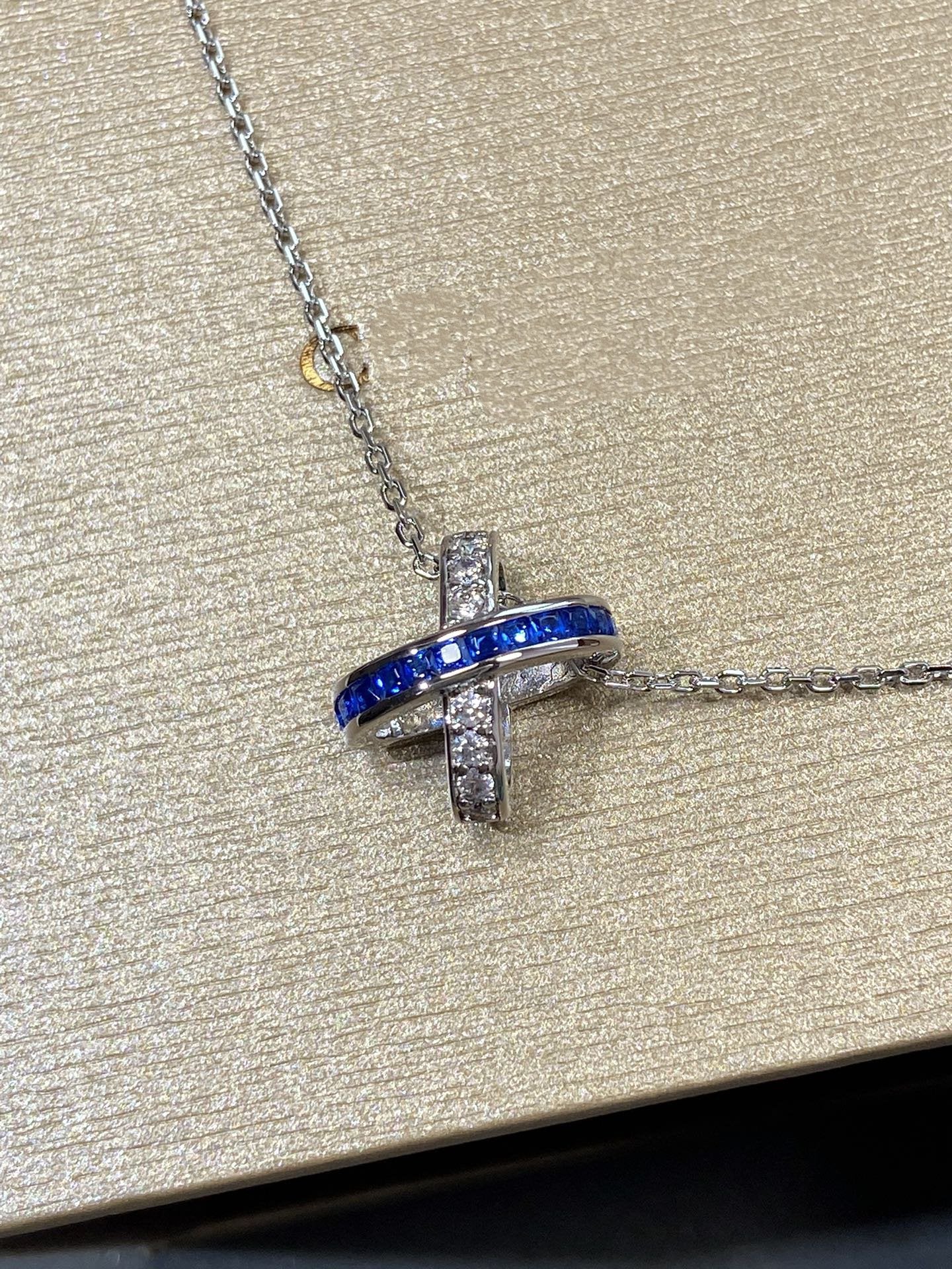 [Eterna Jewels]LIENS DIAMOND SILBERHALSKETTE