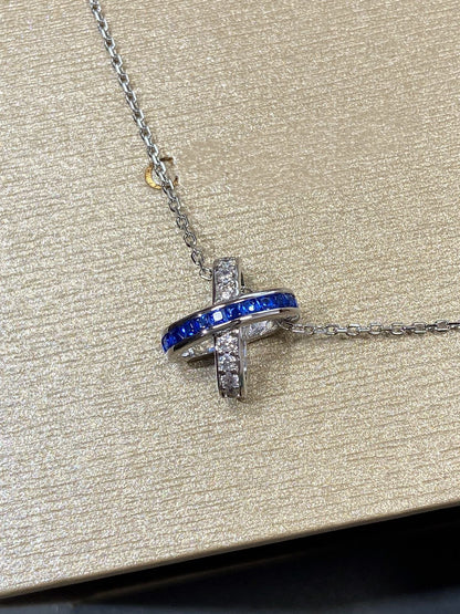 [Eterna Jewels]LIENS DIAMOND SILBERHALSKETTE