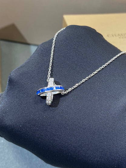 [Eterna Jewels]LIENS DIAMOND SILBERHALSKETTE