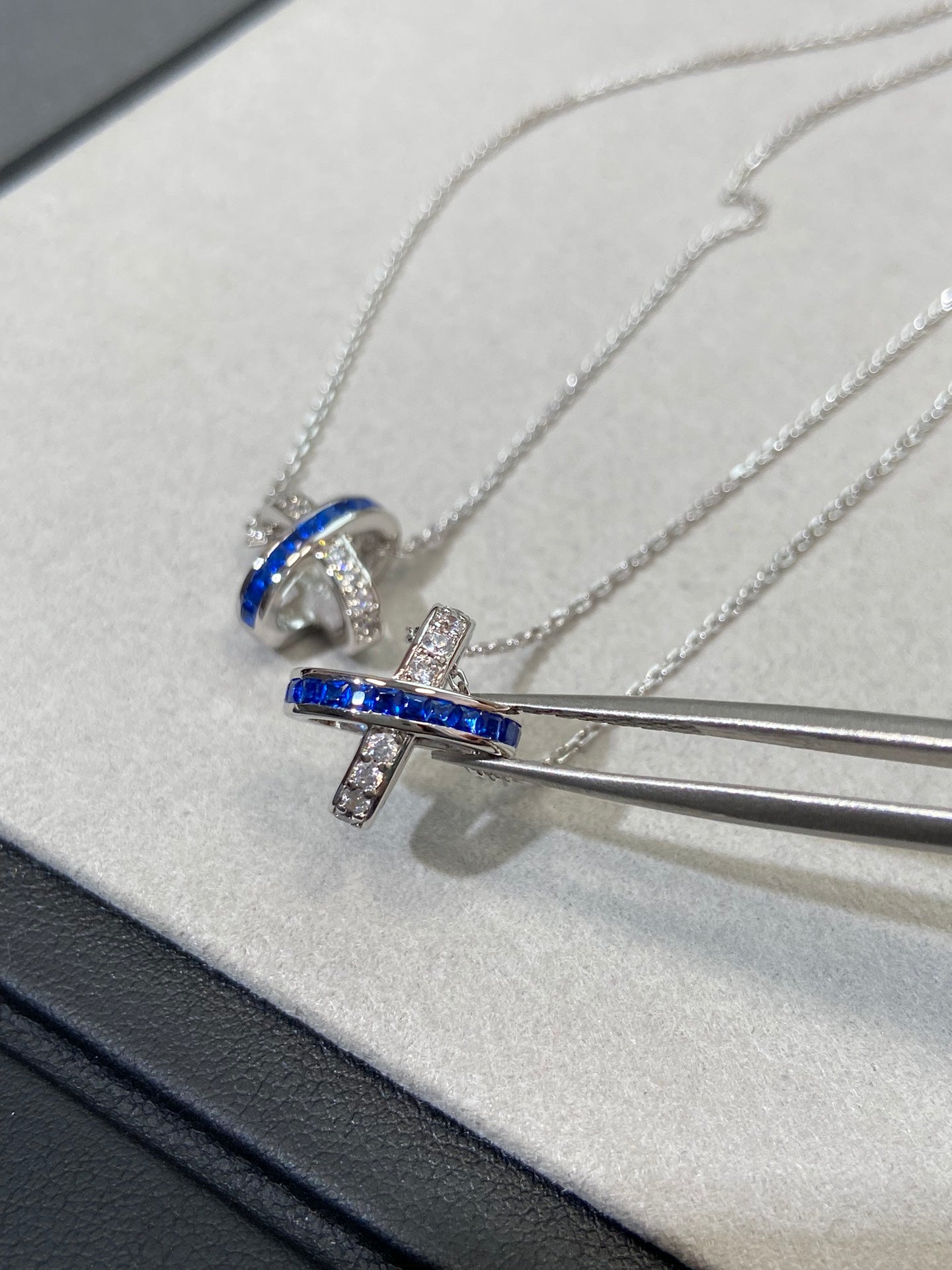 [Eterna Jewels]LIENS DIAMOND SILBERHALSKETTE