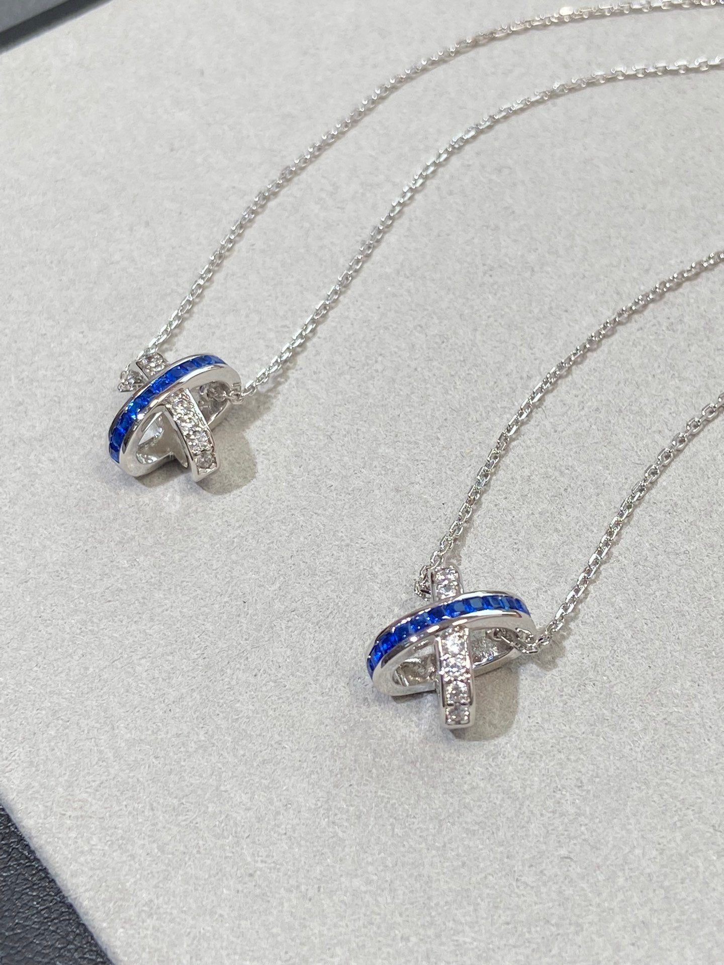 [Eterna Jewels]LIENS DIAMOND SILBERHALSKETTE
