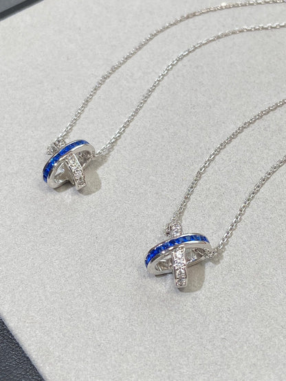 [Eterna Jewels]LIENS DIAMOND SILBERHALSKETTE