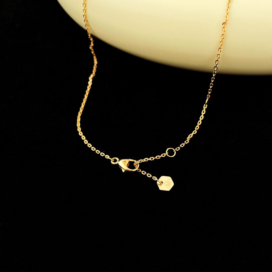 [Eterna Jewels]BEE MINI ANHÄNGER DIAMANTENHALSKETTE