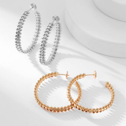 [Eterna Jewels]CLASH HOOP LARGE EARRINGS