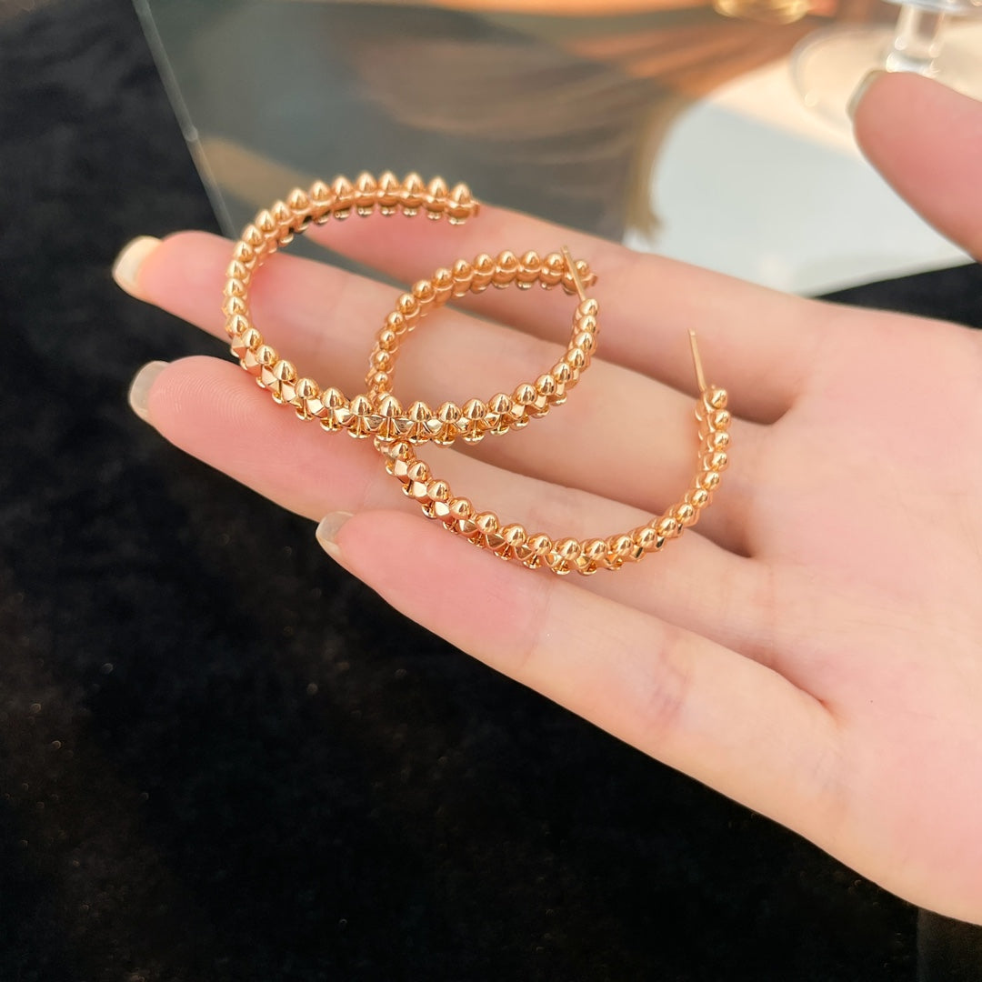 [Eterna Jewels]CLASH HOOP LARGE EARRINGS