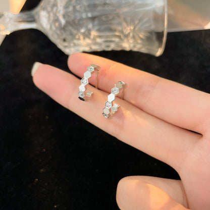 [Eterna Jewels]BEE LOVE DIAMOND CREOLEN