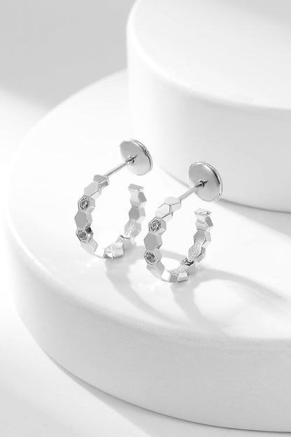 [Eterna Jewels]BEE LOVE DIAMOND CREOLEN