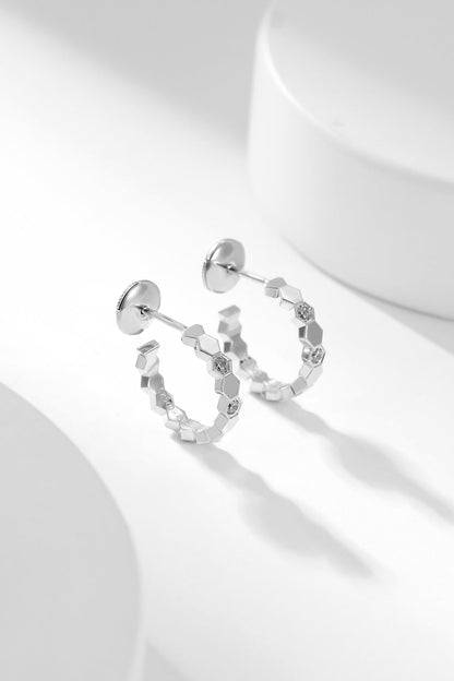 [Eterna Jewels]BEE LOVE DIAMOND CREOLEN