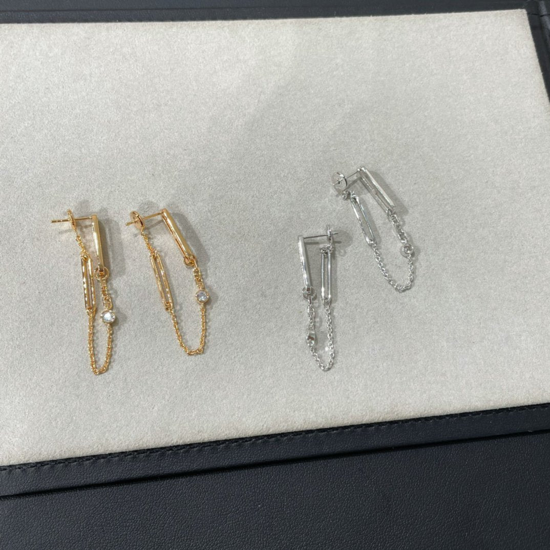 [Eterna Jewels]CHAINE CHAOS DIAMANT-OHRRINGE