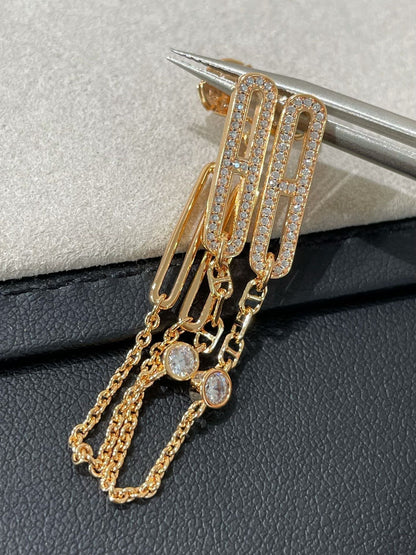 [Eterna Jewels]CHAINE CHAOS DIAMANT-OHRRINGE