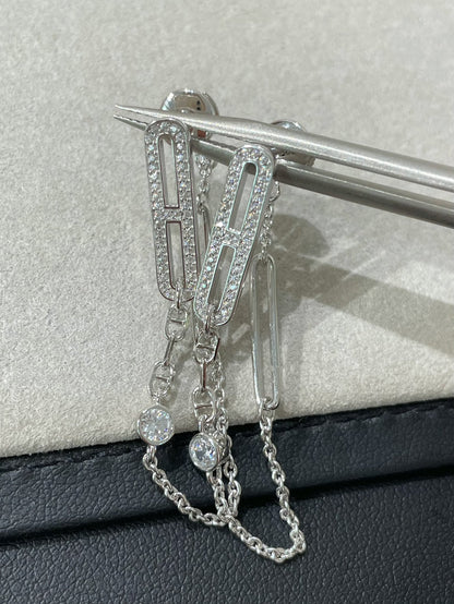 [Eterna Jewels]CHAINE CHAOS DIAMANT-OHRRINGE
