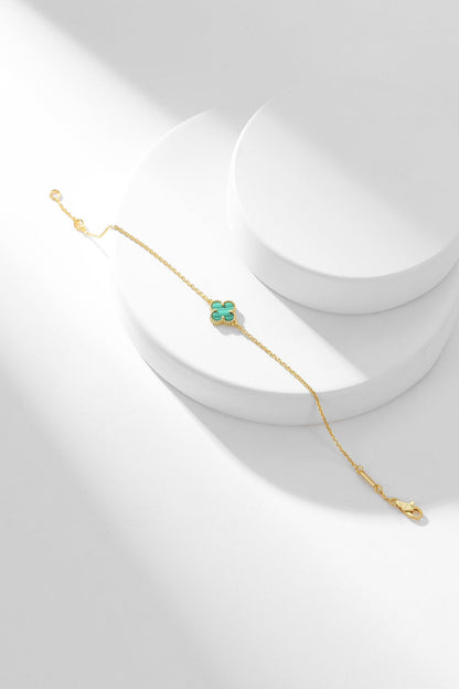 [Eterna Jewels]KLEEBRETT-ARMBAND MALACHIT 1 MOTIV