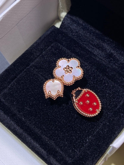 [Eterna Jewels]LUCKY 3 MOTIV RING AUS ROSÉGOLD