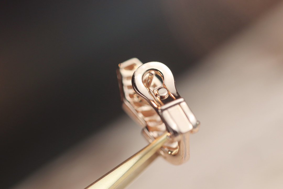 [Eterna Jewels]SCHLANGEN-OHRRINGE AUS ROSÉGOLD MIT DIAMANTEN