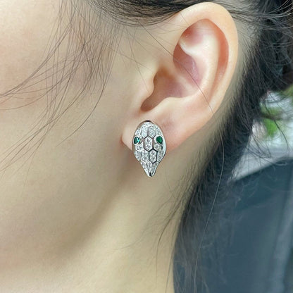 [Eterna Jewels]SCHLANGEN-DIAMANT-OHRSTECKER