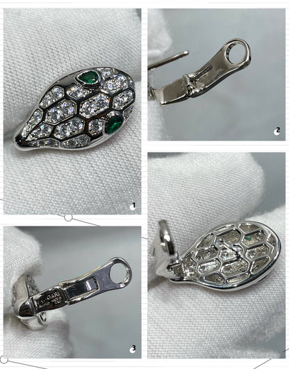 [Eterna Jewels]SCHLANGEN-DIAMANT-OHRSTECKER